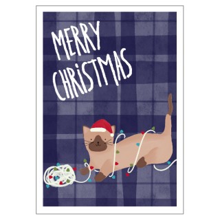 CP340 Christmas Kitty - Printed